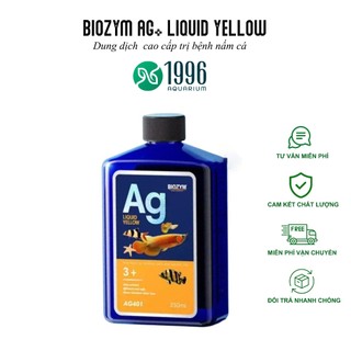 Biozym Ag+ Liquid Yellow - Xử lý chất lượng nước và điều t.rị b.ệnh nấm cá cảnh hiệu quả