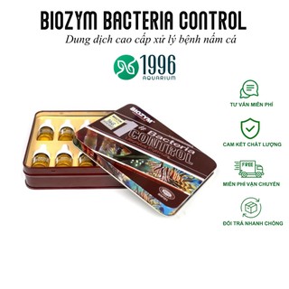 1 Lọ Biozym Bacteria Control cao cấp trị nấm cá và các bệ.nh ngoài da - an toàn cho cá tép và hệ vi sinh bể cá thuỷ sinh