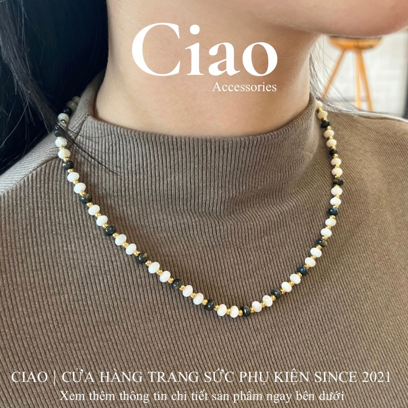[HOẢ TỐC 1H] Dây chuyền/ Vòng cổ titan không đen gỉ mã 204 & 205 Ciao accessories