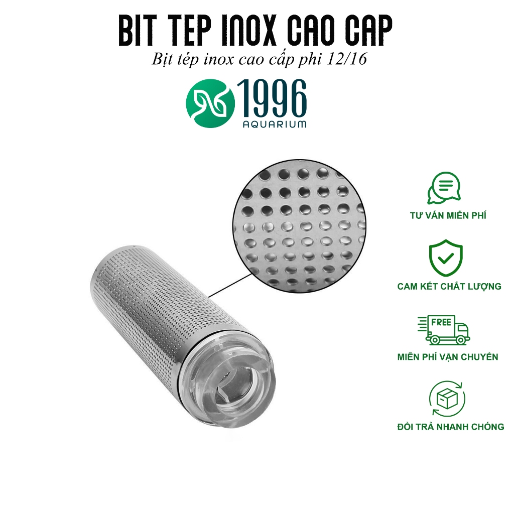 Bịt Tép Inox Cao Cấp Phi 12/Phi 16