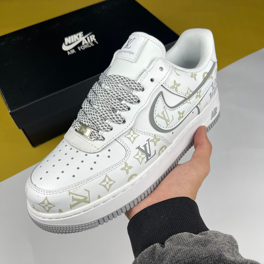 Giày AF1 LV Hàng Đẹp Nam Nữ,Giày_Nike LV Bản Cao Cấp Hot Trend 2023 Full Box Bill