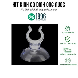 Hít kính cố định ống nước, in out cho bể cá thủy sinh