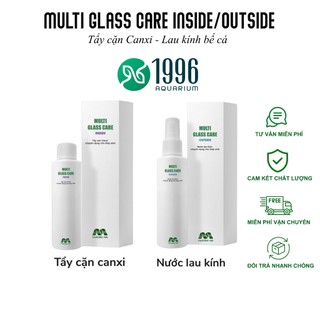 Multibio lab - Multi Glass Care - INSISE / OUTSIDE | Dung Dịch Tẩy Cặn Canxi - Vệ Sinh - Làm Bóng Hồ Cá Cảnh, Thuỷ Sinh