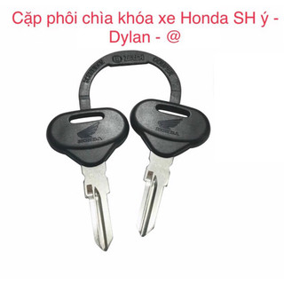 Cặp phôi chìa khóa xe honda sh ý - dylan - @ chuẩn zin nhựa cao cấp