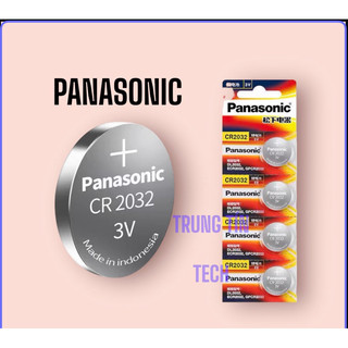 Vỉ 5 viên pin panasonic cr2032/2025/2016/1632/1616/1620/1220/1216/2450 lithium 3 volt - hàng chính hãng