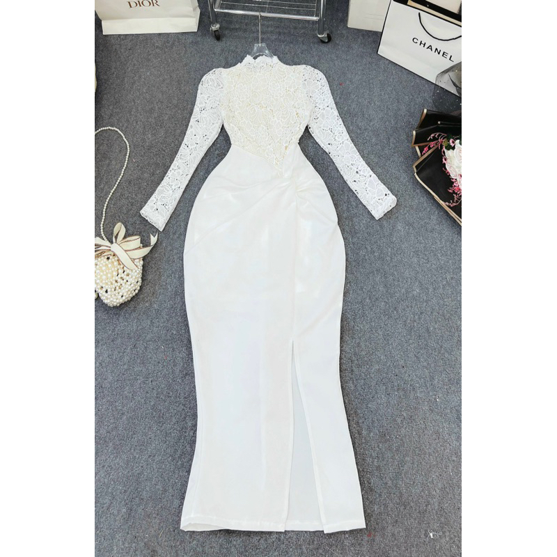 VÁY BODY THÂN REN PHỐI TÙNG NHÚN EO 021223