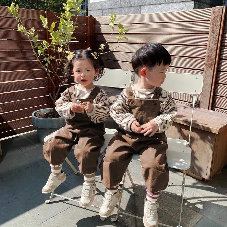 - TE471 Yếm quần kaki cho bé trai bé gái Hokiha Kids, yếm chất kaki mềm, không kèm áo size từ 8-14kg