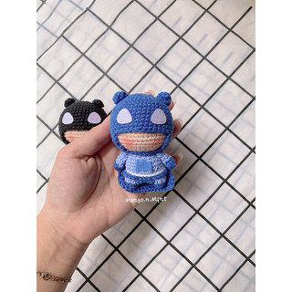 Móc khoá len handmade Batman (Cặp đôi siêu nhân)