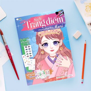 Sách Trang điểm Công chúa Nhật Bản Mori (Hơn 100 Stickers)