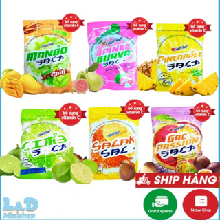 [SIÊU HOT]Kẹo Chanh / Thơm / Mây Muối Bổ Sung vitamin Thái Lan 120g.