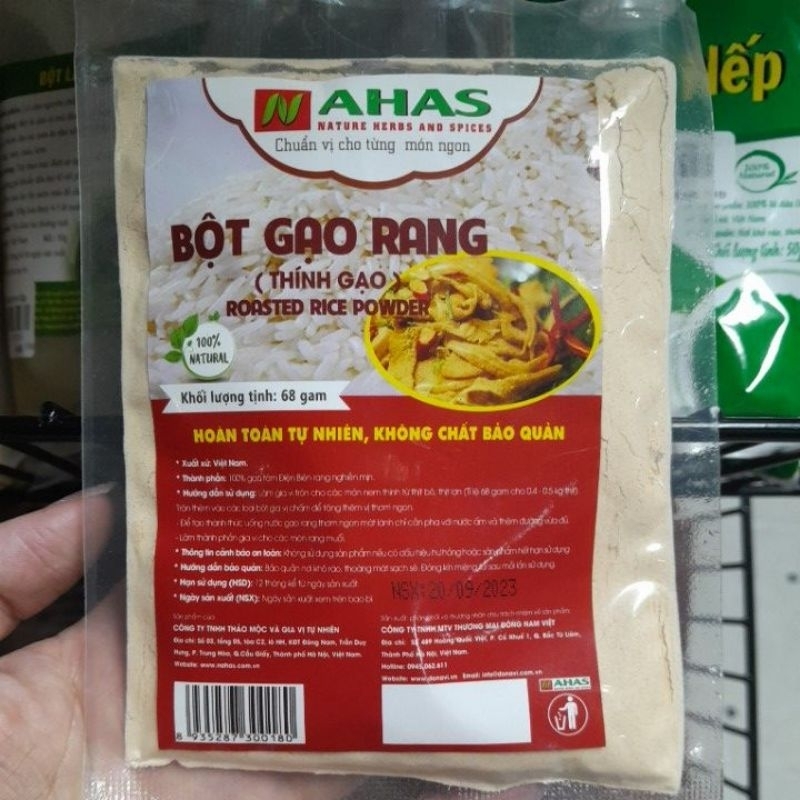Bột gạo rang (thính gạo) Nahas 68g