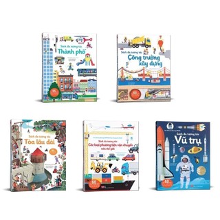 Sách đa tương tác - Các loại phương tiện vận chuyển trên thế giới , Tòa Lâu Đài, Công trường xây dựng, Vũ Trụ
