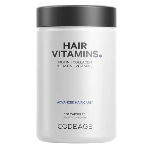 Viên Mọc Tóc Codeage Vitamins Hair Cải Thiện Nang, Kích Thích Mọc Tóc 120 viên