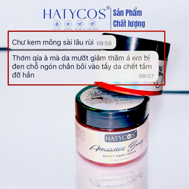 Kem Siêu Dưỡng Trắng Mông HATYCOS Duỡng ẫm Mờ Thâm mông Bẹn , Khuỷ tay và chân