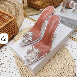 Dép Sandal - Giày Cao Gót Hoa Mặt Trời Hàng Qccc Fullbox - Hàng Cao Cấp