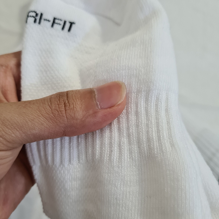 Pack 3 Đôi tất thể thao Nike cao cổ DRI-FIT White/Black/Gray SX7664-100