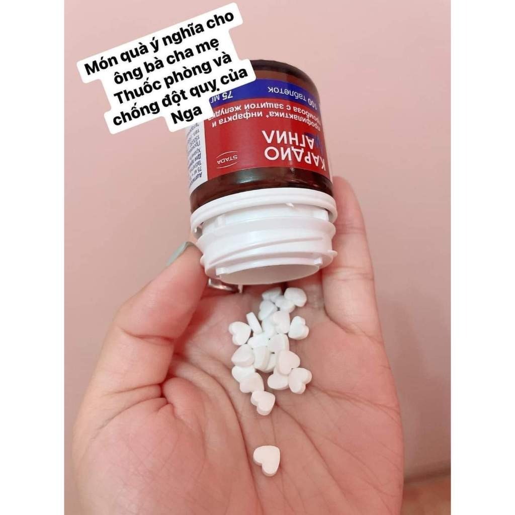 Viên uống chống đột quỵ Nga hộp 100 viên