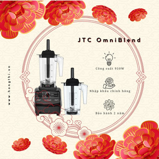 Combo máy xay sinh tố công nghiệp JTC Omniblend I TM-767A và cối rời (2 cối + 1 thân máy) 1,5L - Hàng Chính Hãng