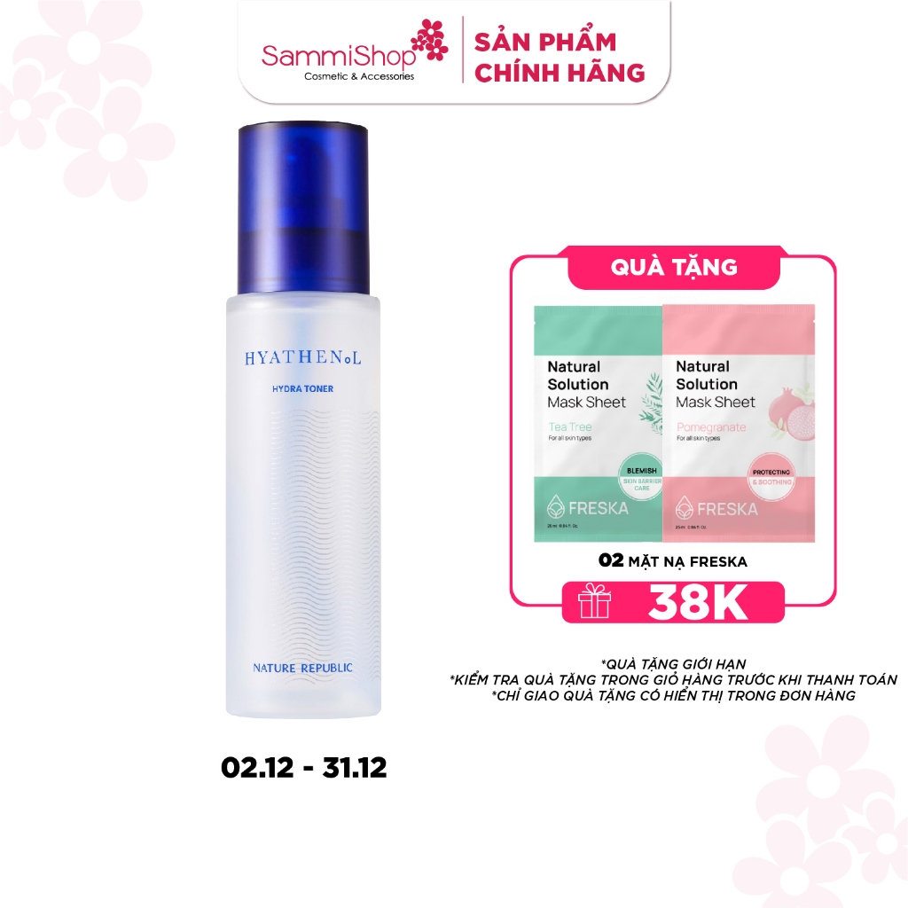Nature Republic Nước hoa hồng Hyathenol Hydra Toner 150ml