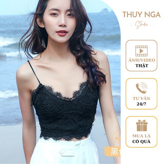 Áo bra ren nổi chun lưng co giãn sắn mút