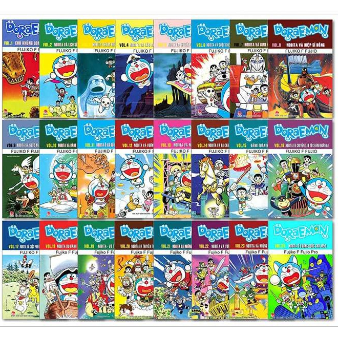 Trọn bộ Doraemon truyện dài từ Tập 1 đến Tập 24 - NXB Kim Đồng