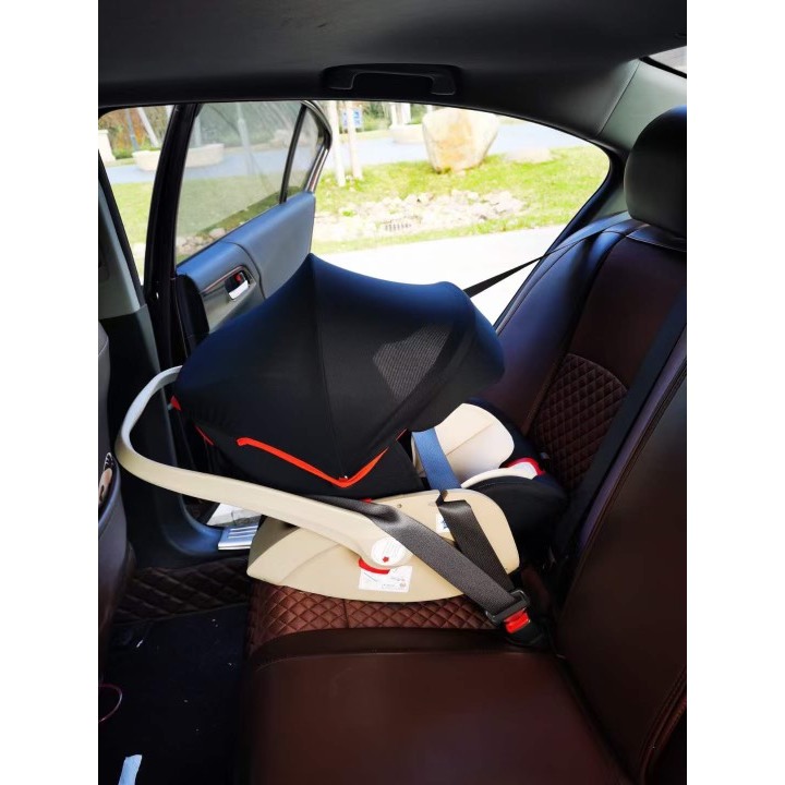 Nôi xách tay kiêm ghế ô tô SteAnny NGẢ LƯNG 2 tư thế ngồi và nằm 95 độ đến 165 độ cho bé ngủ