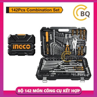 Bộ đồ nghề đa năng 142 chi tiết Ingco HKTHP21421 bộ đồ nghề công cụ đựng trong valy dễ dàng mang theo CBQs