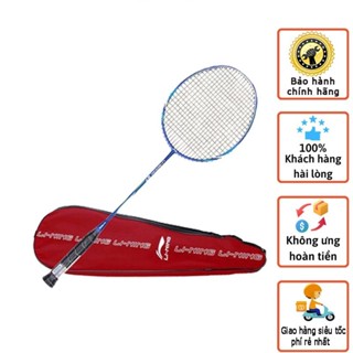 Vợt Cầu Lông Lining Khung Carbon Pha Nhôm Siêu Bền Đẹp Căng Cước Sẵn (Căng 8kg) + Tặng Bao Đựng Vợt