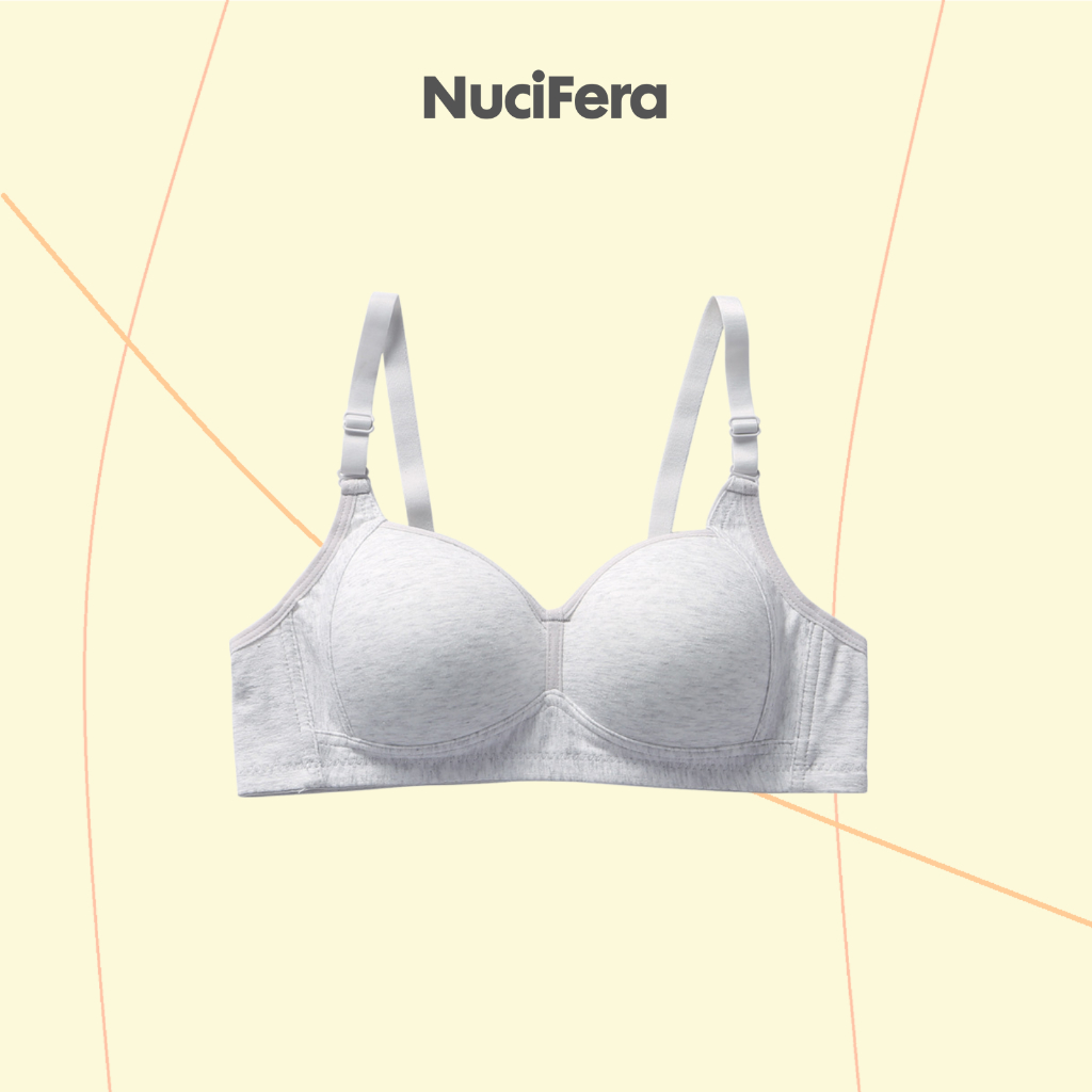 Áo lót không gọng đệm mỏng AL82 dành cho ngực đang phát triển NuciFera