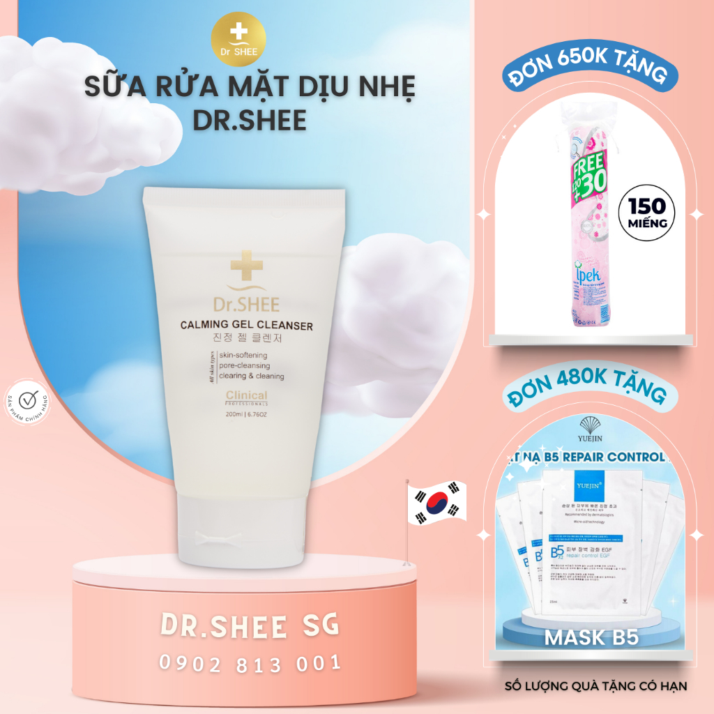 Sữa rửa mặt DrShee, Sữa rửa mặt dịu nhẹ DrShee