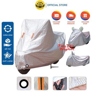Bạt Phủ Xe Máy 2 Lớp Che Mưa - Che Nắng Siêu Xịn M03