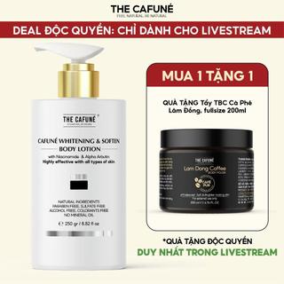 Kem Body Dưỡng Trắng Da The Cafuné 250gram 