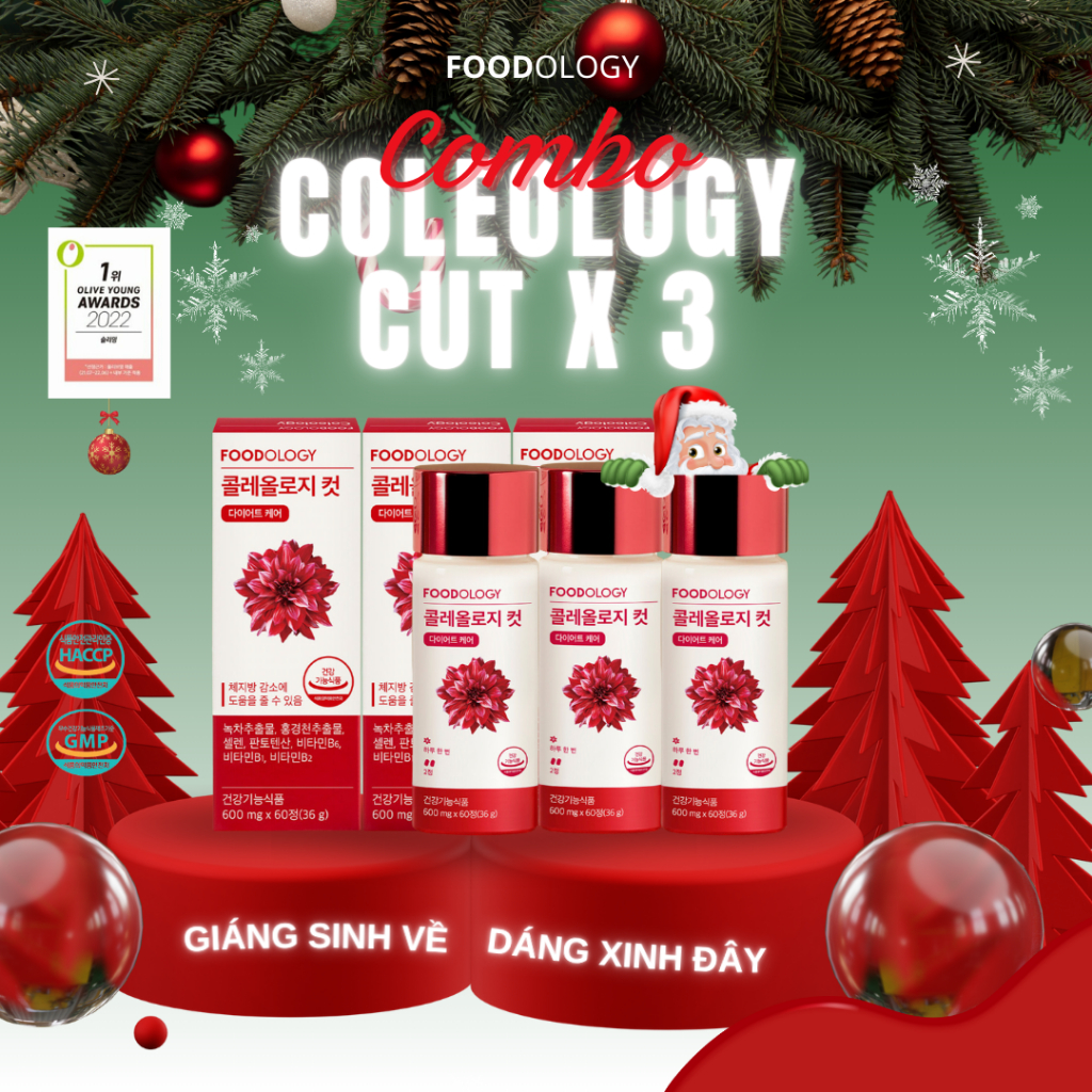 COMBO 3 GIẢM MỠ COLEOLOGY CUT 30 NGÀY X 3