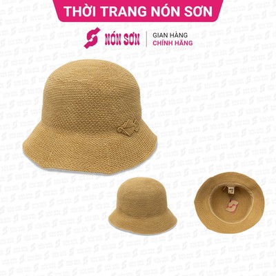 Mũ vành đan tay cao cấp thời trang NÓN SƠN-ĐH148-KM2