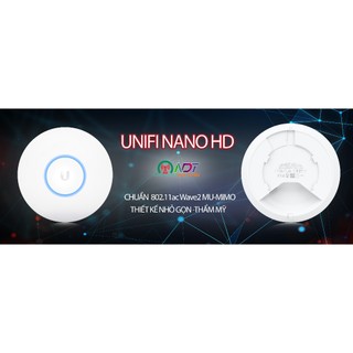 ✔️ Bộ phát wifi Unifi AP NanoHD 802.11ac Wave2 MU-MIMO 2033Mbps - Nano HD