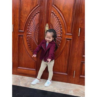 Áo khoác bé gái blazer chery old