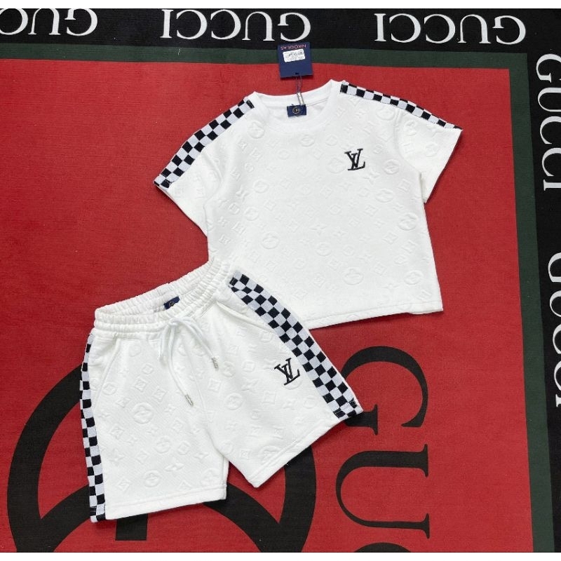 Sét Bộ LV Cực Đỉnh Cho Bé Đi học, Đi chơi Sz Cho Bé Từ 12_40 kg