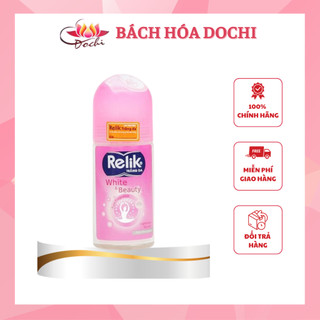Lăn khử mùi Relik Trắng Da White & Beauty chai 50ml