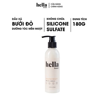 Dầu Xả Bưởi Mọc Tóc 180g Hella Beauty Cho Tóc Khô Xơ, Dưỡng Tóc Mềm Mượt, Phục Hồi Hư Tổn Giảm Rụng