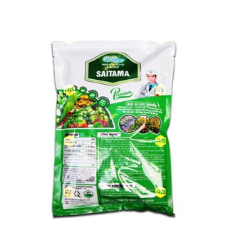 Phân Bón Hữu Cơ VI SINH SAITAMA Premium Gói 1Kg BỔ SUNG Trichoderma – Bacillus – Pseudomonas - A1.1009