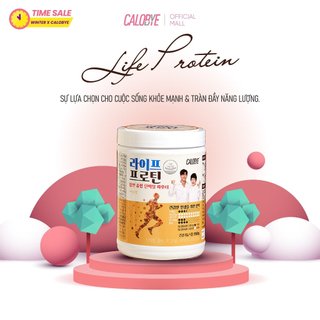 Bột protein cao cấp hàn quốc, giúp bổ sung 6 loại protein động - thực vật, hỗ trợ giảm cân, tăng cơ calobye life protein