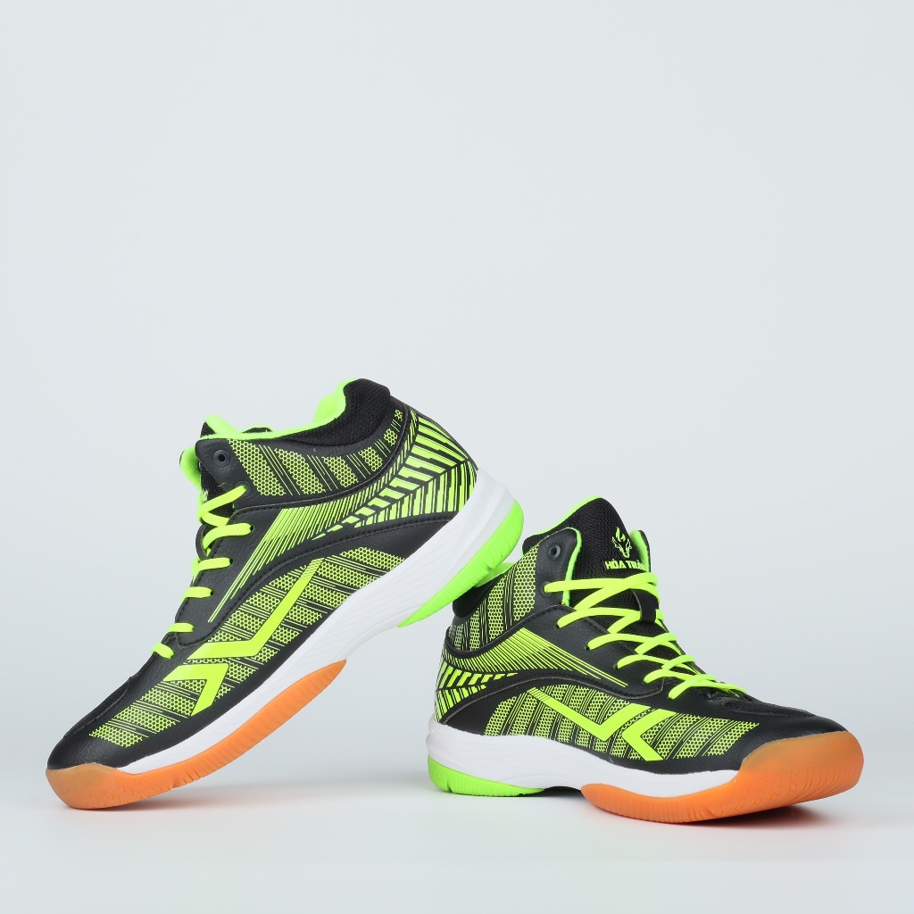 Giày bóng chuyền Hỏa Trâu cổ cao nam nữ cày sân bê tông, tặng tất dệt kim