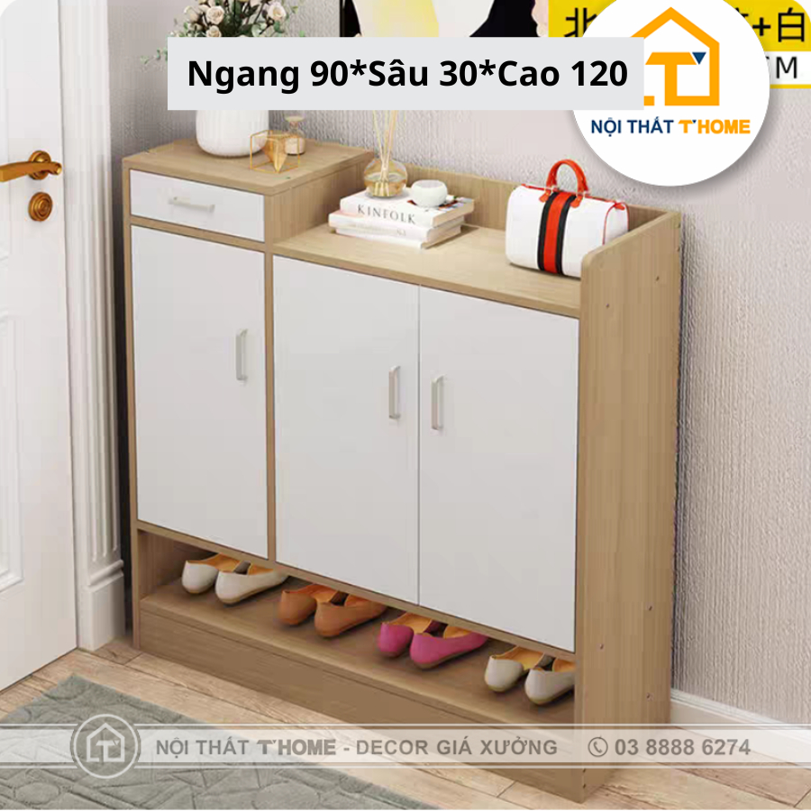 TỦ GIÀY DECOR THOME-SP0019 CÓ HỘP NÓC