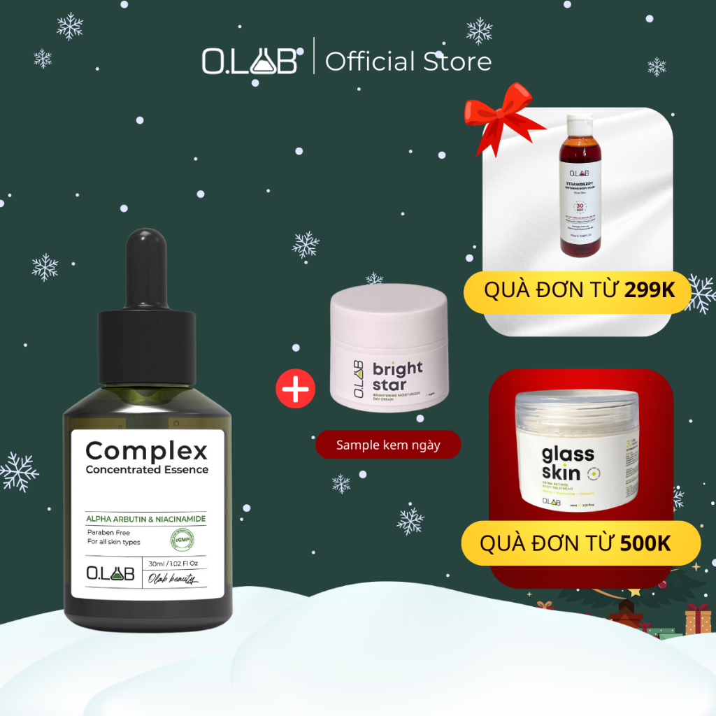 Serum Trắng Da Mờ Thâm Comlex Concentrated Essence Đều Màu Da, Làm Sáng Da Dung Tích  - Olab Herbal