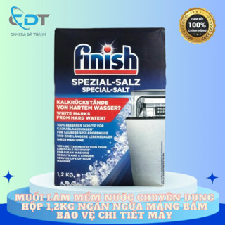  Muối rửa bát finish 1.2kg Muối finish cho Máy rửa bát ly Muối rửa chén finish 