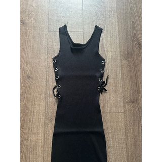 Đầm len body dài Versace sát nách