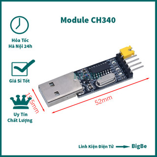 Module ch340 chuyển đổi usb-ttl ttl232