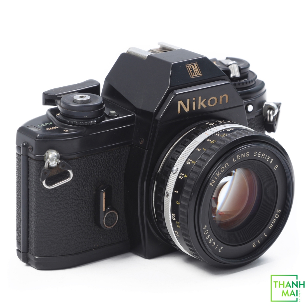Máy Ảnh Film Nikon EM Kèm Nikon 50mm F/1.8