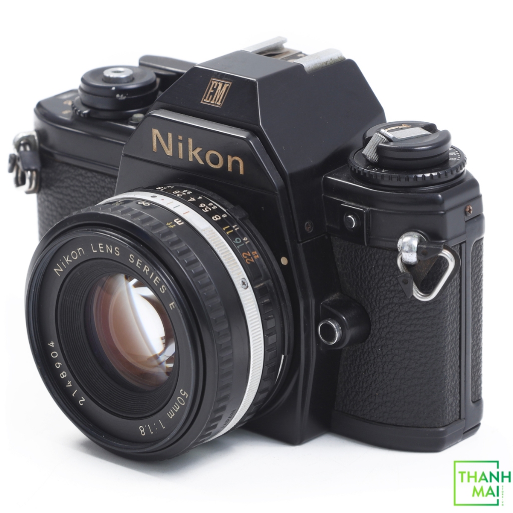 Máy Ảnh Film Nikon EM Kèm Nikon 50mm F/1.8