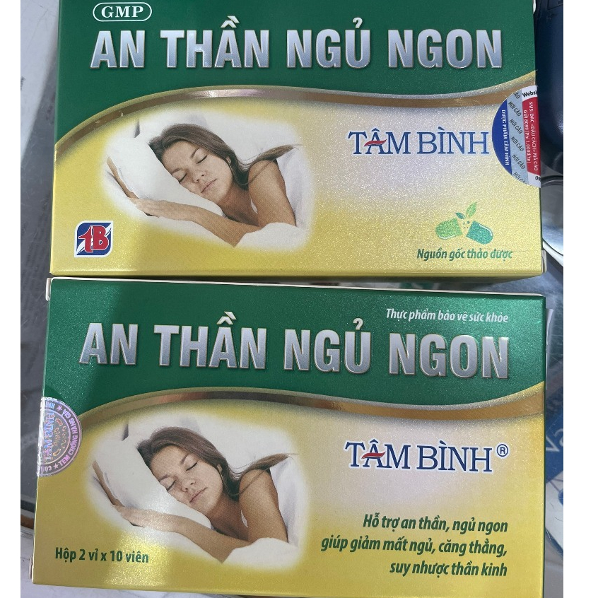 Thực phẩm An Thần Ngủ Ngon Tâm Bình hộp 20v